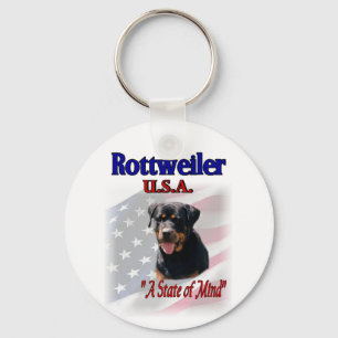 Porte-clés Cadeaux d'art Rottweiler
