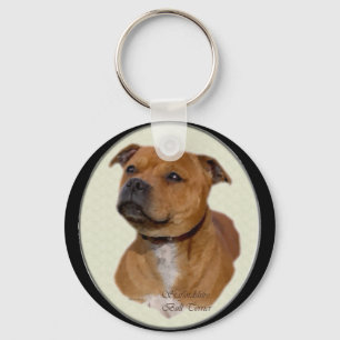 Porte-clés Cadeaux de bull-terrier du Staffordshire