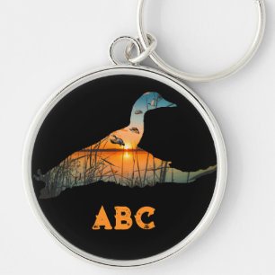 Porte-clés Cadeaux de chasseurs de canards personnalisés, Mal