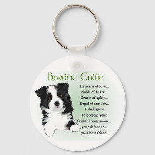 Porte-clés Cadeaux de Collie frontalier