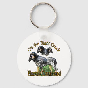 Porte-clés Cadeaux de Coonhound de Bluetick