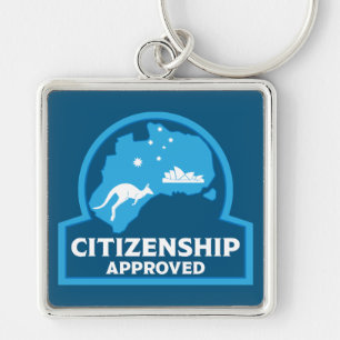 Porte-clés Cadeaux de fête pour la citoyenneté australienne