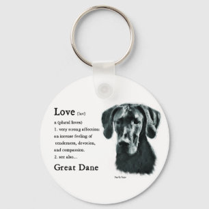 Porte-clés Cadeaux de great dane