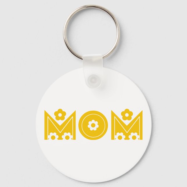 Porte-clés Cadeaux de la Fête des mères (Recto)
