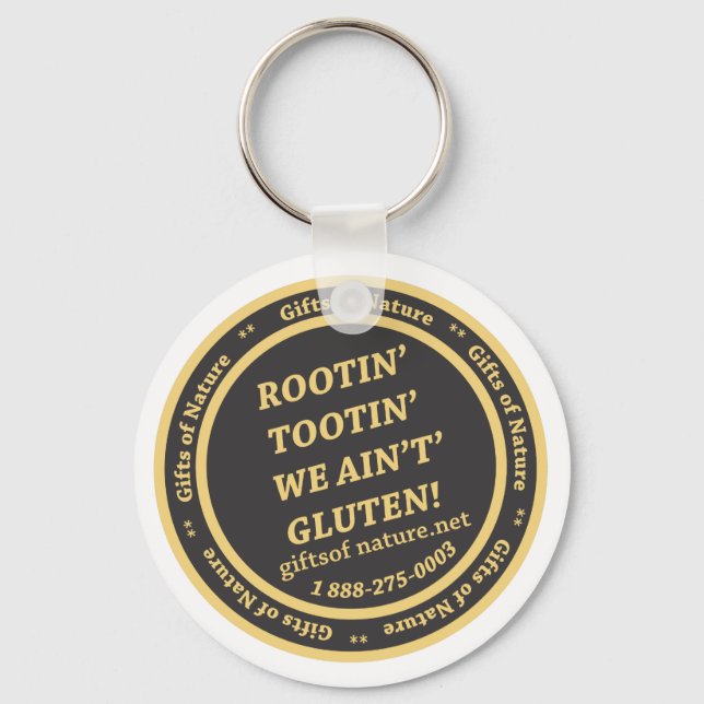 Porte-clés Cadeaux De La Nature Slogan (Recto)