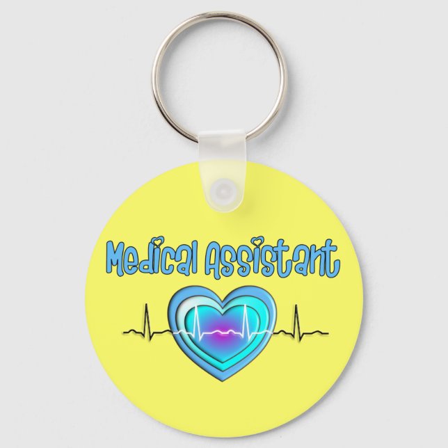 Porte-clés Cadeaux de l'adjoint Médicale (Recto)