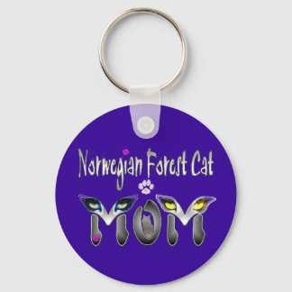 Porte-clés Cadeaux de maman de chat de la forêt norvégienne