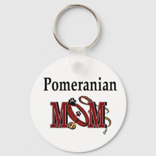 Porte-clés Cadeaux de MAMAN de Pomeranian