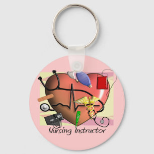Porte-clés Cadeaux de Merci d'instructeur de soins