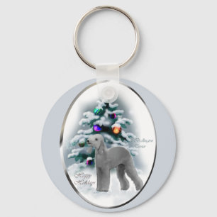 Porte-clés Cadeaux de Noël Bedlington Terrier