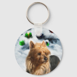 Porte-clés Cadeaux de Noël Terrier australien