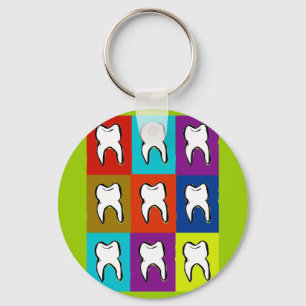Porte-clés Cadeaux de Popart de dentiste