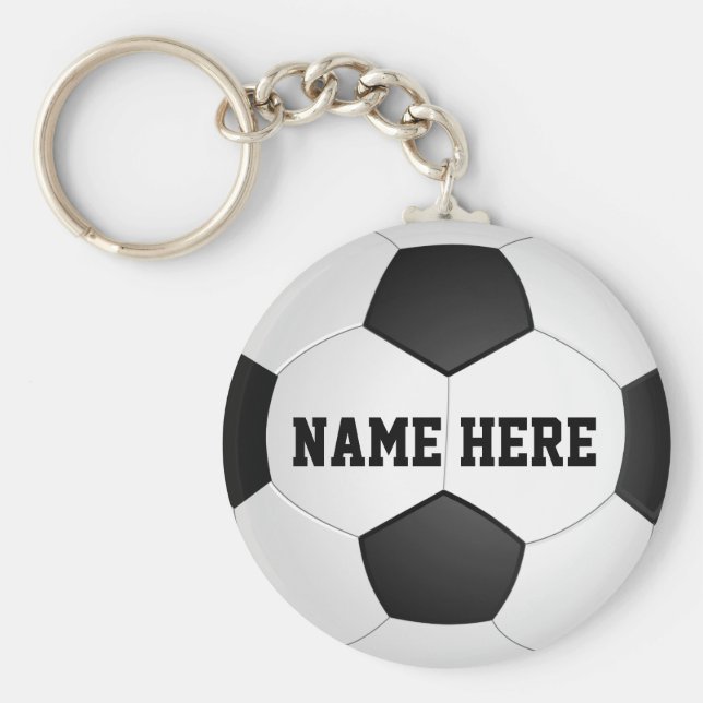 Porte-clés Cadeaux de soccer personnalisés pour les joueurs d (Devant)