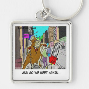 Porte-clés Cadeaux drôles de dessin animé Rick London embrass