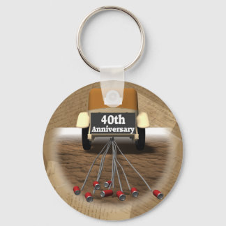 Porte-clés Cadeaux du 40e anniversaire du Mariage