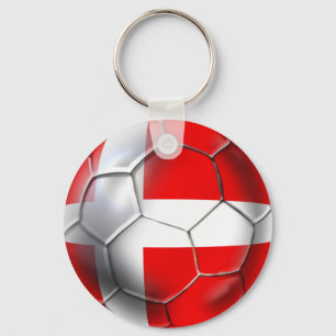 Porte-clés Cadeaux du football de Vikings Danemark du danois