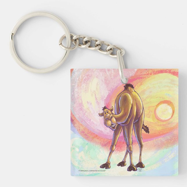 Porte-clés Cadeaux et accessoires de chameaux (Devant)