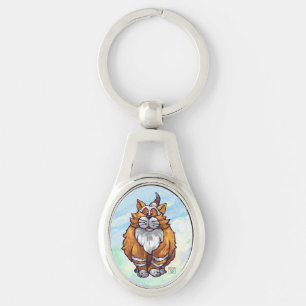 Porte-clés Cadeaux et accessoires de chats de gingembre