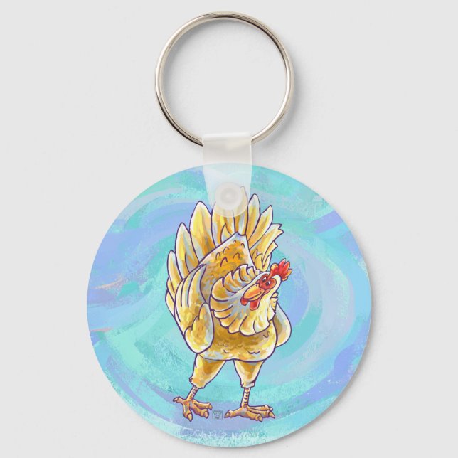 Porte-clés Cadeaux et accessoires de poulet (Recto)