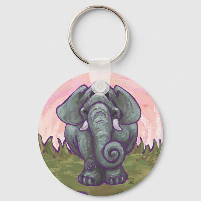 Porte-clés Cadeaux et accessoires éléphants (Recto)