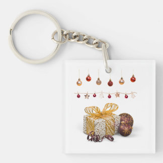 Porte-clés Cadeaux et Boules de Noël