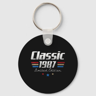 Porte-clés Cadeaux homme 40 ans Clic voiture vintage 1987 40e