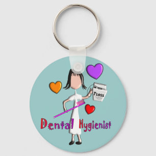Porte-clés Cadeaux hygiénistes dentaires Coeurs adorables Des