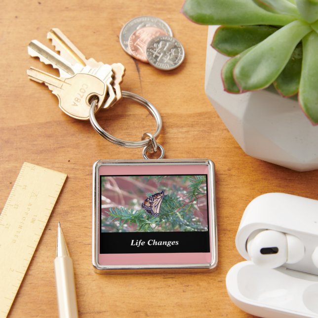 Porte-clés Cadeaux inspirants Changements de durée de vie (Bureau)