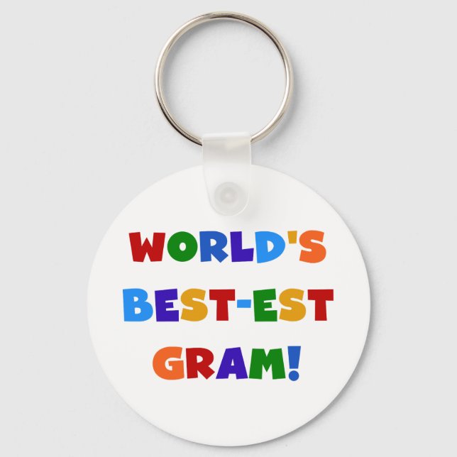 Porte-clés Cadeaux lumineux de couleurs de gramme du (Recto)