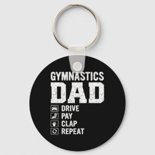 Porte-clés Cadeaux Mens Pour Fête des pères Gymnastique Papa