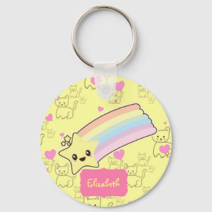 Porte-clés Cadeaux mignons nommés pour les chats-filles