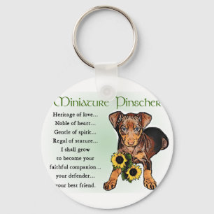 Porte-clés Cadeaux Miniature Pinscher