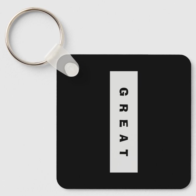 Porte-clés Cadeaux : Moins de 25$ Attractive Authority® GREAT (Recto)