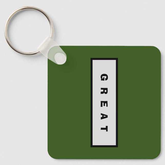 Porte-clés Cadeaux : Moins de 25$ Attractive Authority® GREAT (Recto)