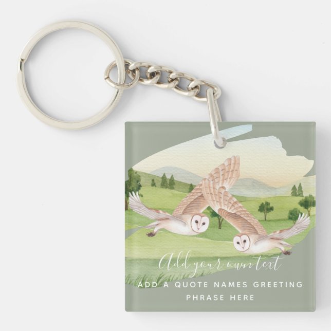 Porte-clés CADEAUX OWL - Personnalisés (Devant)