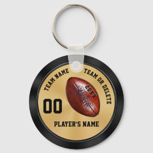 Porte-clés Cadeaux personnalisés d'équipe de football, noir e