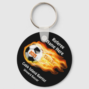 Porte-clés Cadeaux pour arbitres de football ou entraîneurs, 