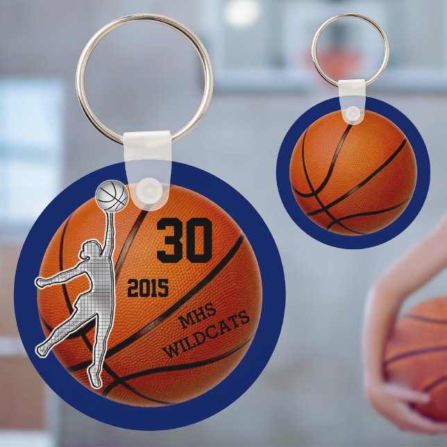 Porte-clés Cadeaux pour les filles de l'équipe de basket-ball (Créateur téléchargé)
