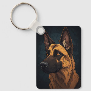 Porte-clés 🐕 Cadeaux pour propriétaires de Shepherd allemand