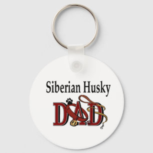 Porte-clés Cadeaux Siberian Husky Papa
