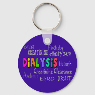 Porte-clés Cadeaux terminologiques de dialyse