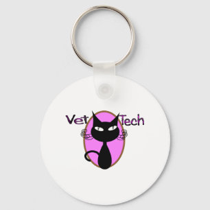 Porte-clés Cadeaux Vet Tech "Adorable Cat Design"