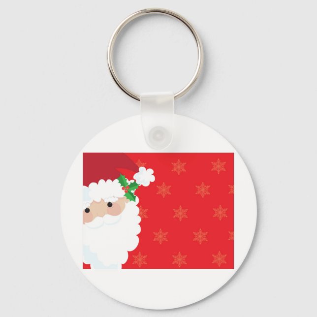 Porte-clés Cadre père Noël (Recto)