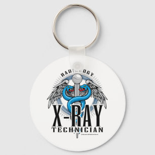 Porte-clés Caducée de technologie de rayon X