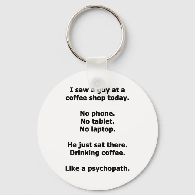 Porte-clés Café (Recto)