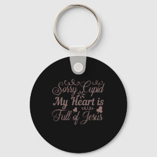 Porte-clés Café Art Mon Coeur Est Plein De Jésus