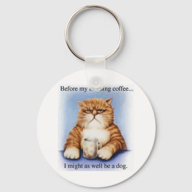 Porte-clés Café du matin (Recto)