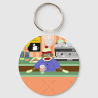 Café Sock Monkey Barista