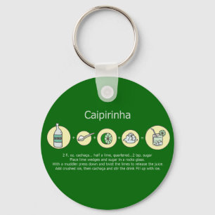 Porte-clés caipirinha, brazilian drink