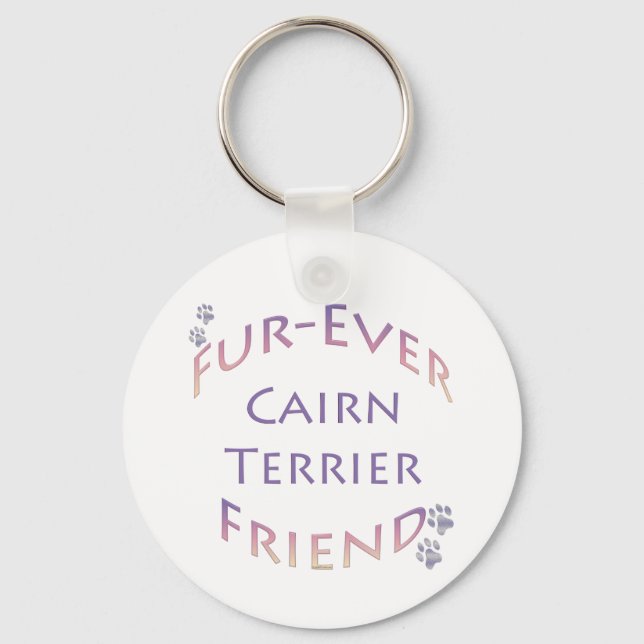 Porte-clés Cairn Terrier Furever (Recto)